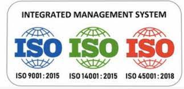 ISO 9001:2015, ISO 14001:2015 and ISO 45001:2018 Integrated Management System